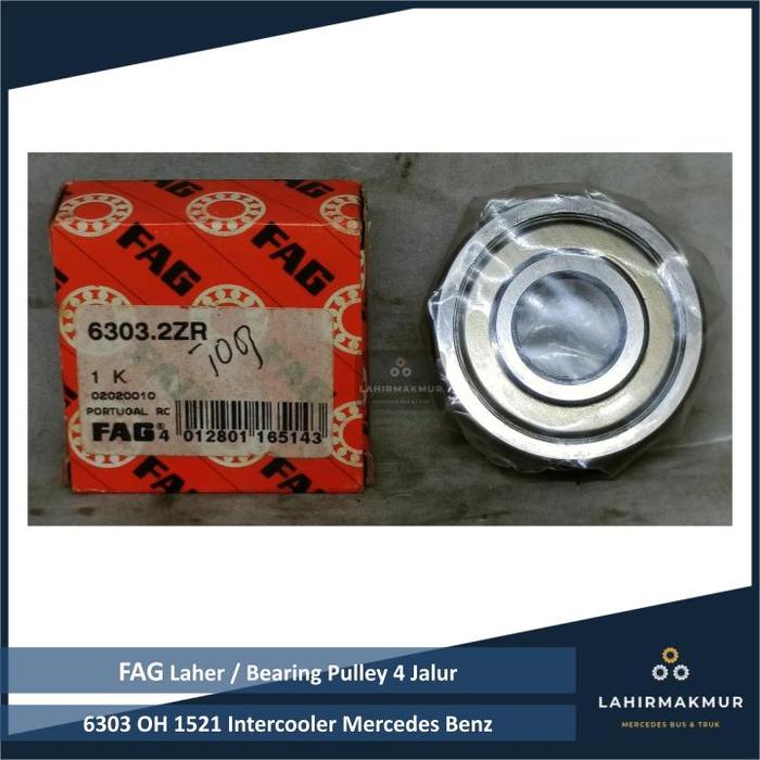 Gambar Laher / Bearing Pulley 4 Jalur 6303 OH 1521 Intercooler Mercedes Benz - FAG dari lahirmakmur undefined 3 Tokopedia