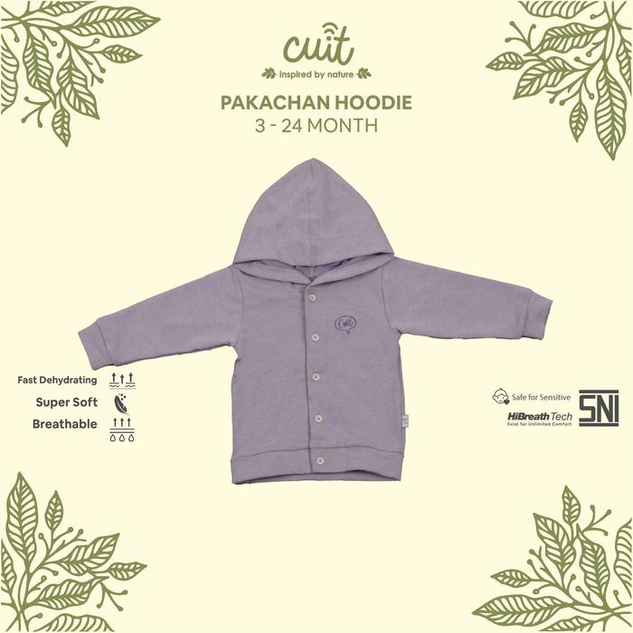 Gambar CUIT BABY Sweater Hoodie Anak Bayi Kancing Tangan Panjang Pakachan 3 Bulan - 2 Tahun - Mauve Grey, L (1-2 Tahun) dari CUIT BABYWEAR undefined Tokopedia