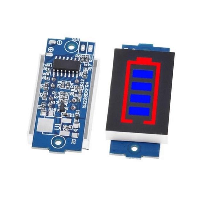 Gambar 1S-8S Lithium Battery Level Indicator Capacity Module - 1S 4.2V dari AIF Robotic undefined Tokopedia