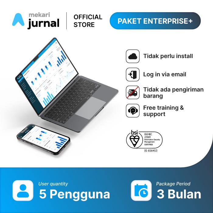 Gambar Software Akuntansi Mekari Jurnal Enterprise Plus 3 Bulan dari Jurnal By Mekari undefined Tokopedia