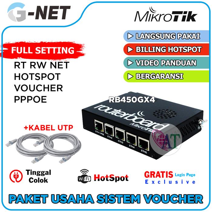 Gambar Mikrotik RB450Gx4 plus Setting untuk usaha RT RW NET atau WARNET dari GLOBAL AKSES TEKNOLOGI_NEW undefined Tokopedia
