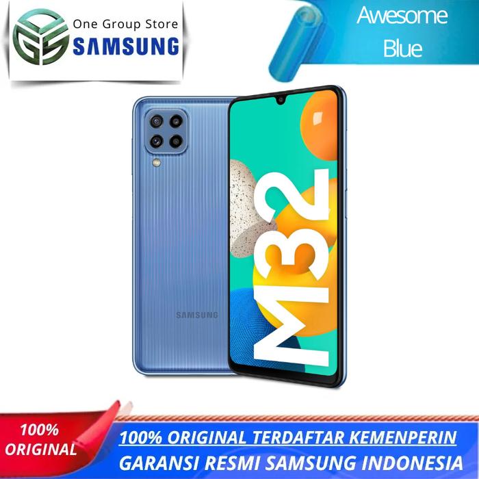Gambar SAMSUNG GALAXY M32 8/128GB GARANSI RESMI SEIN - Biru dari One Group Store undefined Tokopedia