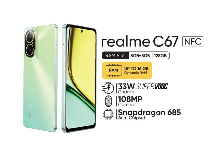 Gambar REALME C67 RAM 8+8/128 GB GARANSI RESMI 1 TAHUN BISA GOPAYLATER - Hijau dari Salam phone undefined Tokopedia