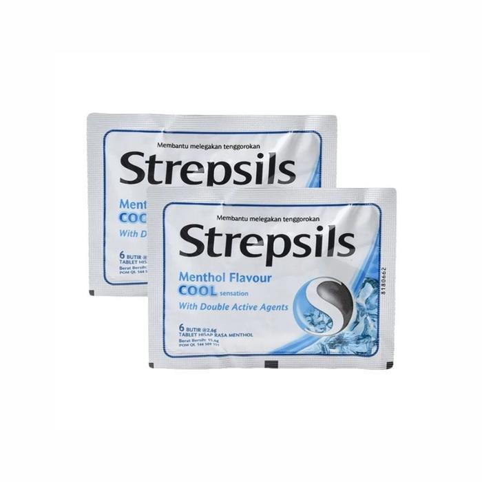 Gambar Strepsils Cool Menthol Flavour 6 Pcs Permen Pelega Tenggorokan dari Onemed Medicom_NEW undefined Tokopedia
