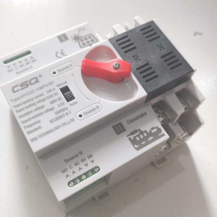 ATS 100A 220VAC Automatic Transfer Switch 100A - 125A