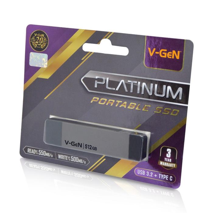 Gambar V-GeN SSD Portable 128GB 256GB 512GB 1TB 2TB SSD External Type-C VGEN - 512GB dari Karya Citra Computers Jualkom undefined Tokopedia