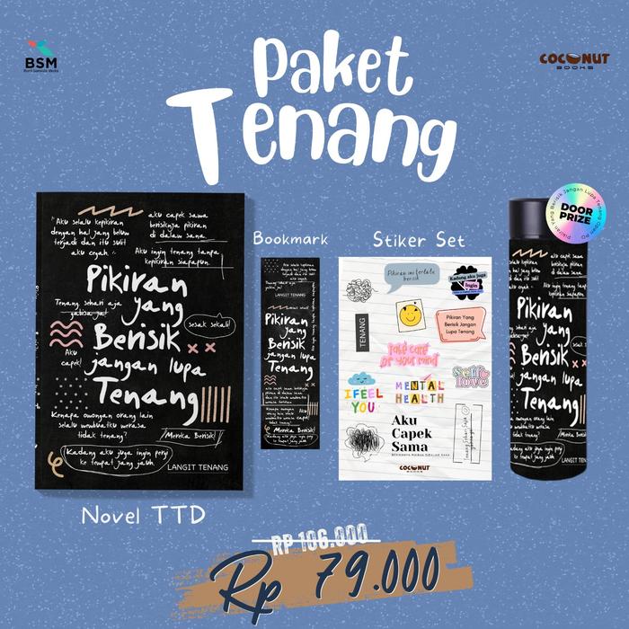 Gambar PO Buku Pikiran yang Berisik Jangan Lupa Tenang - Langit Tenang - paket tenang dari BumifiksiJogjakarta Kab. Sleman Tokopedia