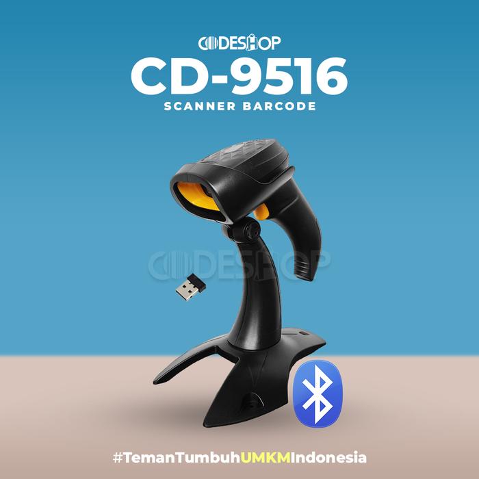 Gambar Barcode Scanner Codeshop CD-205BT Scanner Wireless 2D Dongle 2.4 GHz - CD-9516 dari CODESHOP JAKARTA undefined Tokopedia