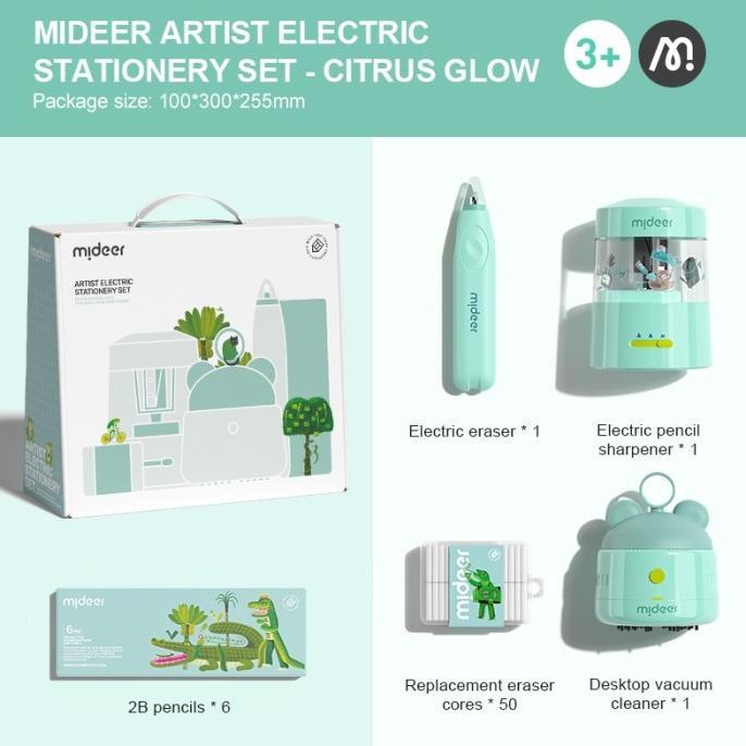 Gambar TERBARU Mideer Artist Electric Stationery Set Paket Alat Tulis Anak - Citrus Glow dari Aqeela. Collection undefined Tokopedia
