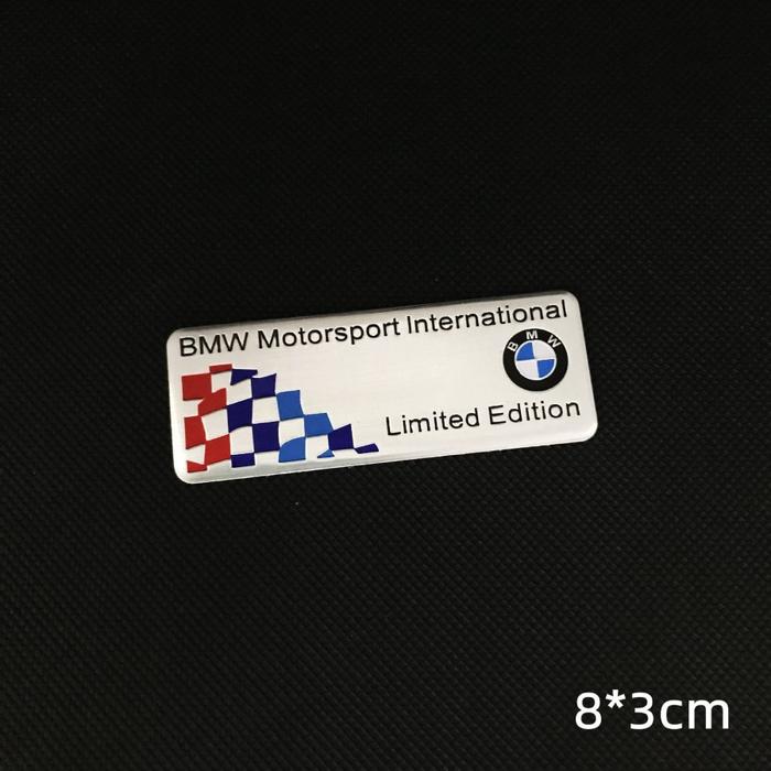 Jual Emblem 3D Alumunium BMW MotorSport M3 M Performance Sticker Plate ...