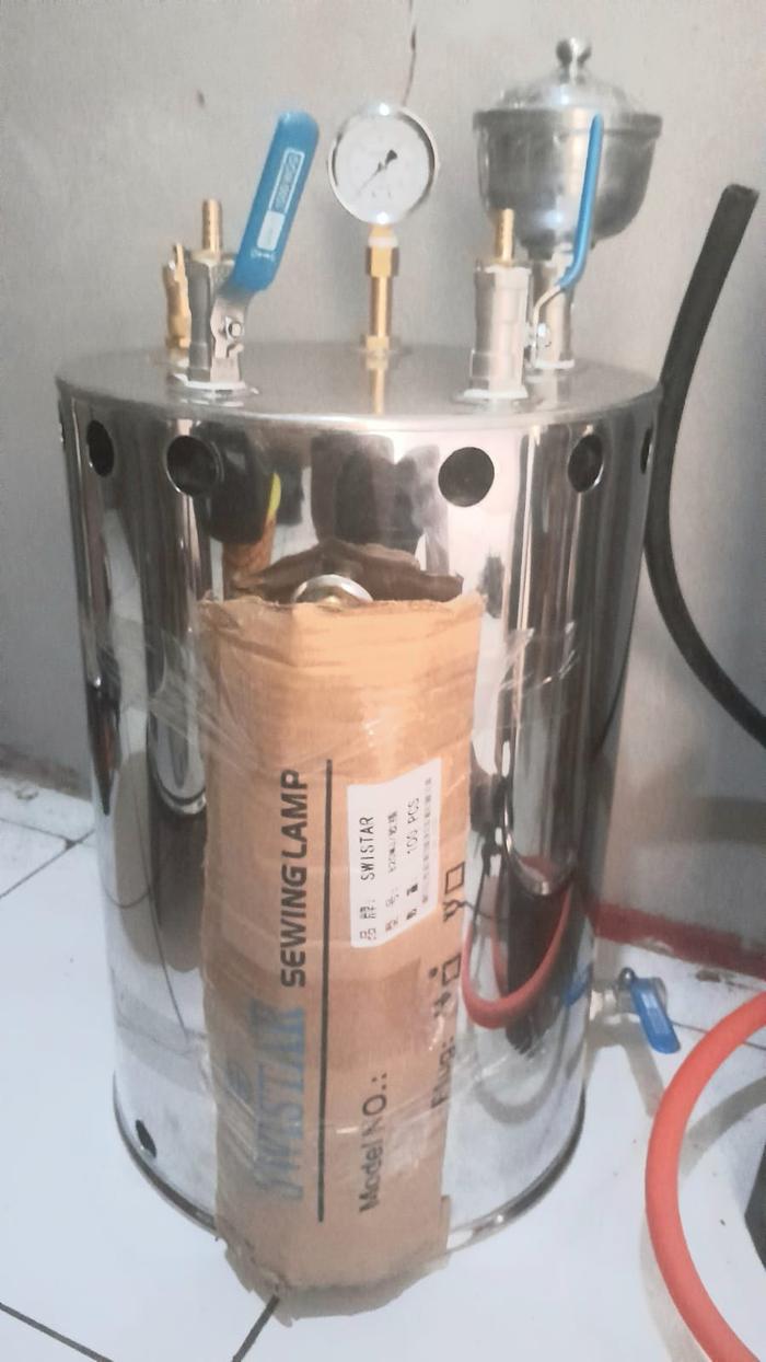 Gambar Setrika Uap Steam Boiler Gas Galaxy 15 Liter Bisa Untuk 2 Setrika Joss - Komplit 1 KS dari Maliq Mesin Laundry undefined 5 Tokopedia