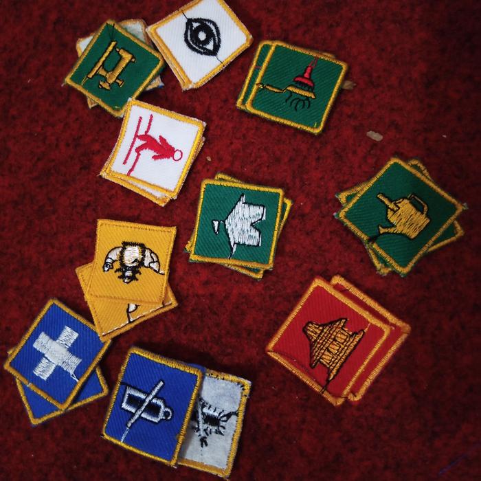 Gambar TKK 100 bij bordir stok komplit - kotak kuning, Ronda dari PRAMUKA BKT undefined Tokopedia