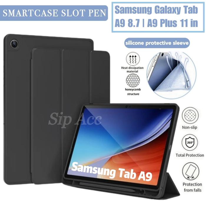 Gambar Case For Samsung Tab A9 | Galaxy Tab A9 | A9 Plus Smartcase Flip Cover Pen - Hitam, Tab A9 8.7 2023 dari Sip Acc Kota Administrasi Jakarta Utara Tokopedia