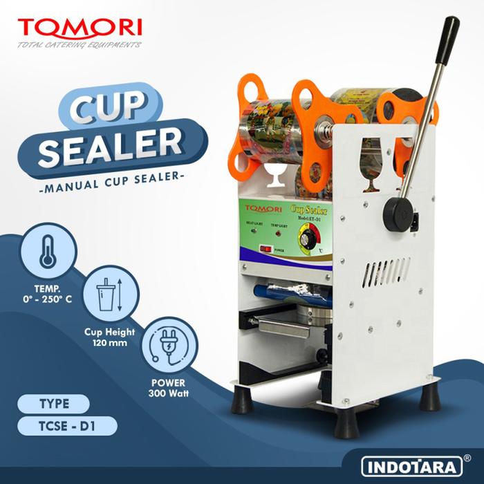 Gambar Mesin Cup Sealer / Mesin Press Gelas Plastik Tomori - TCSE-D1 dari PT. Indotara Persada undefined Tokopedia