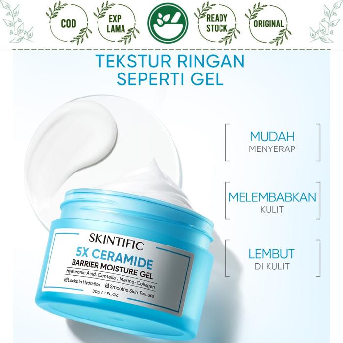 Promo SKINTIFIC 5X CERAMIDE SKIN BARRIER MOISTURE GEL 30GR MOISTURIZER