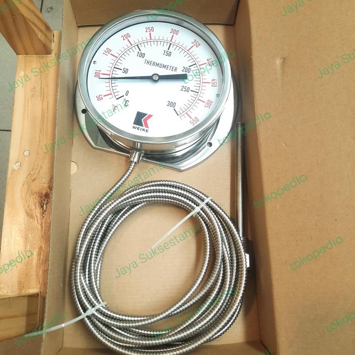 Gambar Thermometer Gauge Kapiler 4" inch 120° Celcius Termometer Capillary dari JAYA SUKSESTAMA undefined Tokopedia