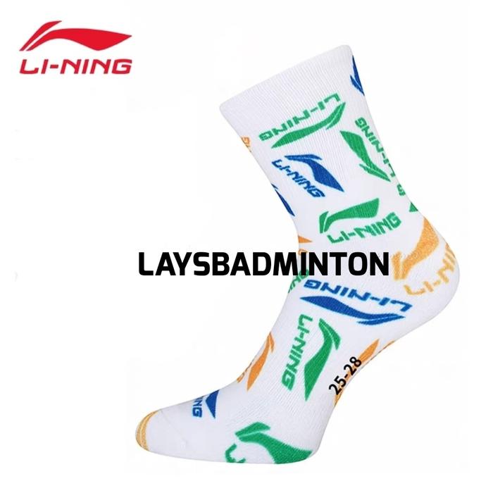 Gambar KAOS KAKI BADMINTON LINING AWST055 - Hijau dari Lays Badminton undefined Tokopedia