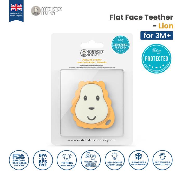 Gambar Matchstick Monkey Flat Face Teether - Gigitan Bayi - Lion dari Baby Wise Surabaya undefined Tokopedia