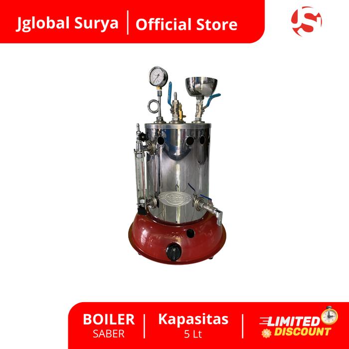 Gambar Mesin Boiler Setrika Uap Saber | Tabung Boiler Setrika Uap - 5Lt dari J Global Surya undefined Tokopedia