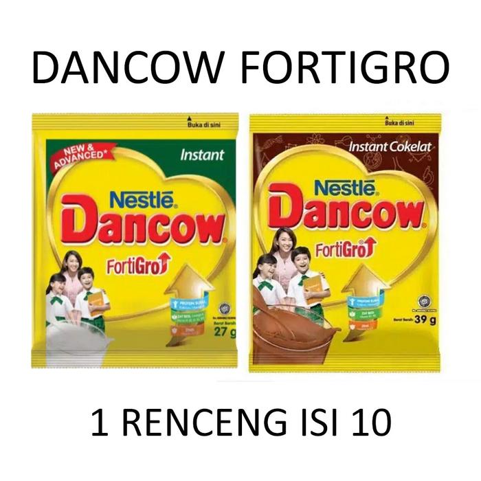 Gambar DANCOW FORTIGRO 1 RENCENG ISI 10 SACHET - Vanila dari TOKO BERKAT 3 undefined Tokopedia