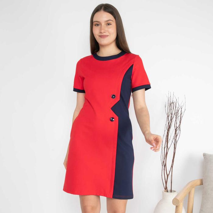 Gambar *Ready Stok* SISTER'S - Dress Kaos 7255 (ZE) - Merah, M dari Sisters Fashion Group undefined Tokopedia