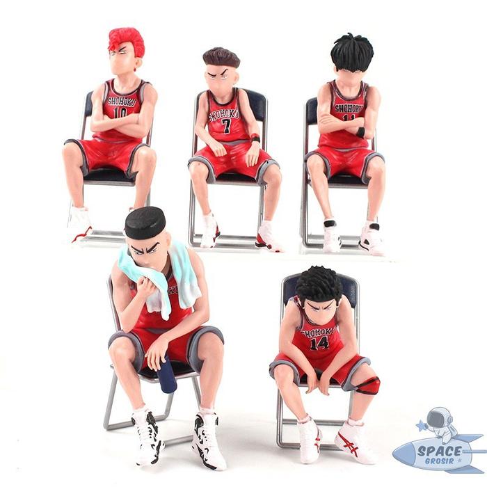 Gambar Action Figure Mainan Pemain Basket Slamdunk Hanamichi Sakuragi Set 5 - Slam Dunk Duduk dari Space Grosir undefined 4 Tokopedia