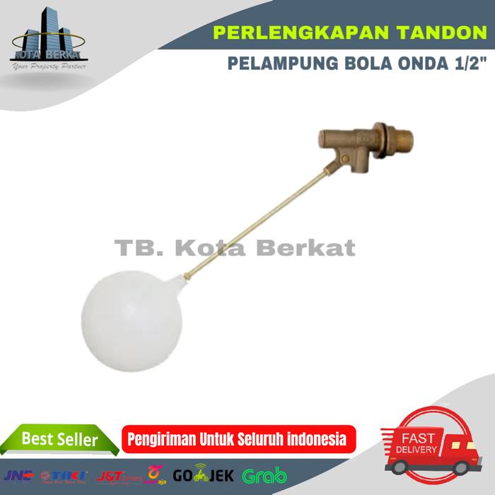 Gambar PELAMPUNG TANDON AIR ONDA PELAMPUNG TANGKI TOREN AIR - 1/2 in dari TB KOTA BERKAT undefined Tokopedia