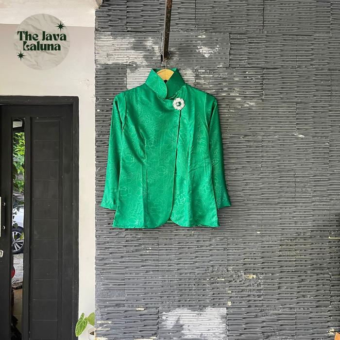 Gambar kebaya janggan - Hijau dari JAVA KEBAYA undefined Tokopedia