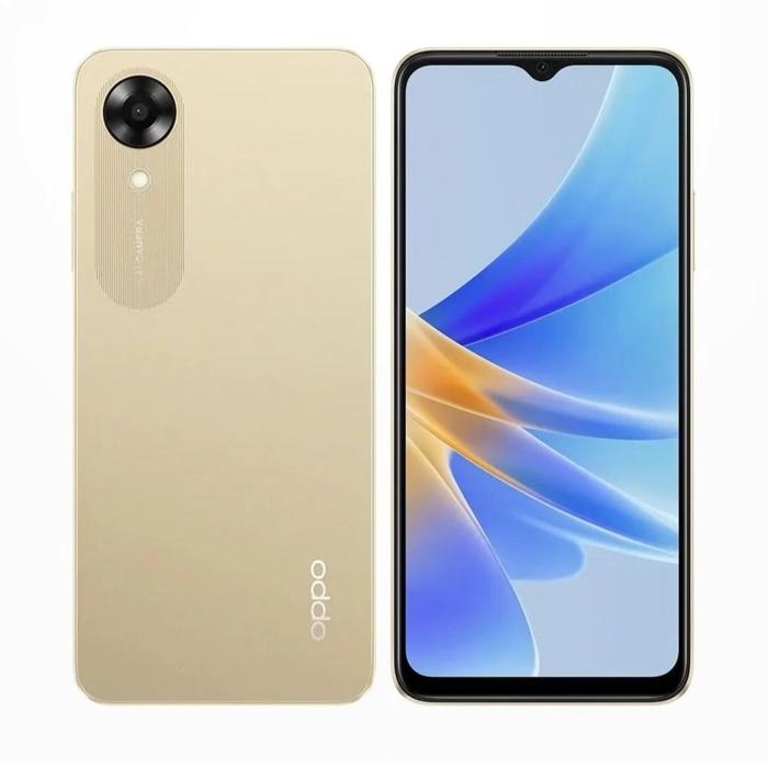 Gambar Oppo A17k 3/64 Free TG + Sofrcase - Emas dari Merkotok phone undefined Tokopedia