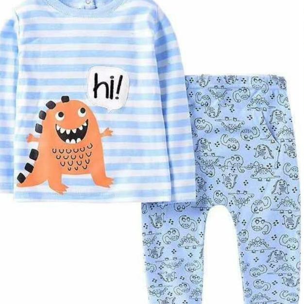 Gambar Payifang 2 Pcs Clothing/ Baju Setelan Bayi - Biru Muda, 12M dari GSstore004 undefined Tokopedia