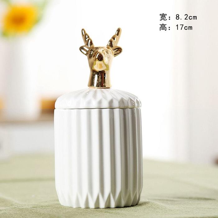 Gambar Souvenir Wedding | Tempat Cotton Bud | Jar Keramik Tempat Perhiasan Aksesoris | Tempat Tusuk Gigi | Kado - Jar Unicorn dari Kuuy.belanja undefined Tokopedia