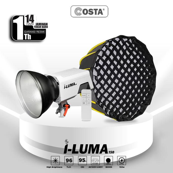 Gambar COSTA i-Luma 150 Light Studio Foto COB 150Watt CRI 95 Wireless Bluetooth Lampu dengan Nirkabel Remote dan Layar LCD - Camera, Aksesoris - Serba4 dari Serbadigital ID undefined Tokopedia