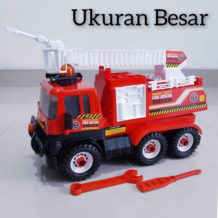 Gambar Mainan Truk Pemadam Kebakaran Jumbo - Mobil Mobilan Truck Damkar Besar Anak Laki Cowok - Jumbo Obeng dari Warung Angga_NEW undefined Tokopedia