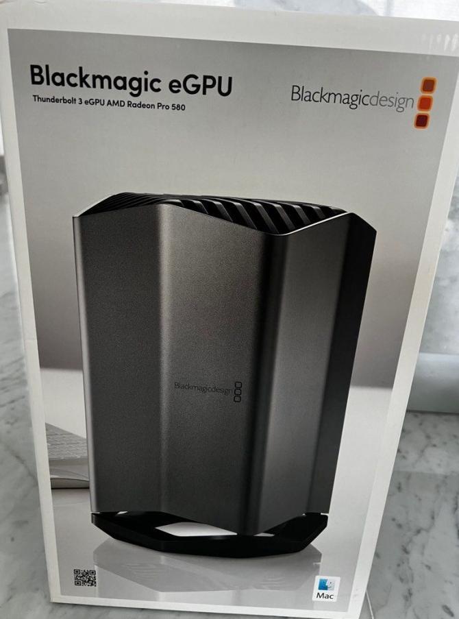 Boîtier EGPU Blackmagic Avec Radeon Pro 580 8Go Thunderbolt 3 - Occasion