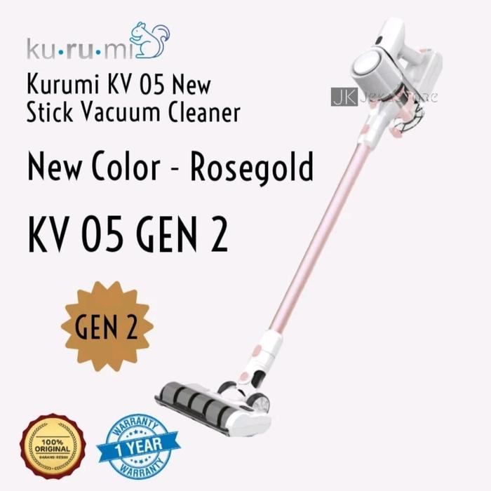 Gambar Kurumi Kv05 Vacuum Cordless Tanpa Kabel Rechargeable - Rosegold Upspec dari BabyCorner undefined Tokopedia