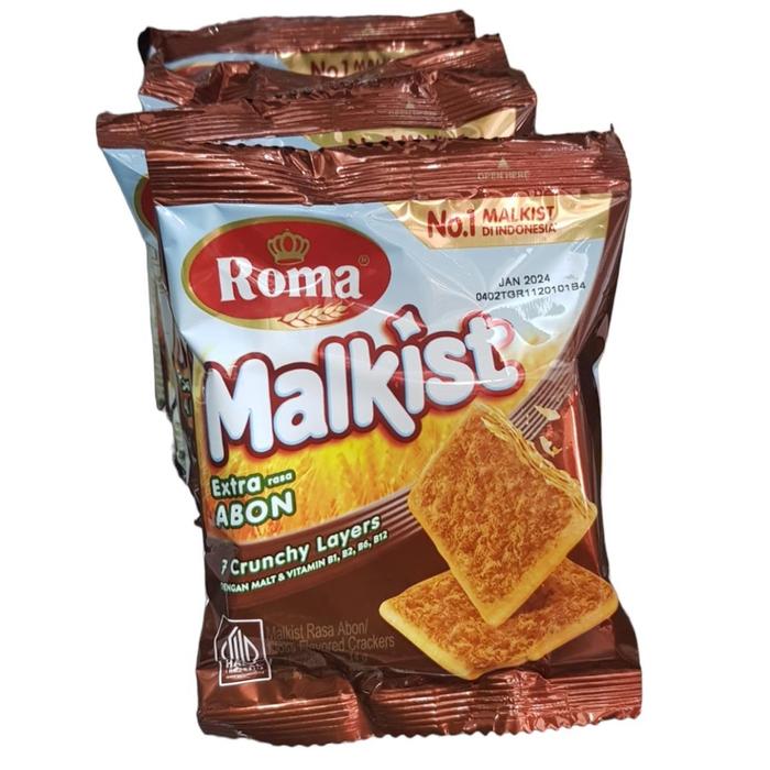 Gambar ROMA MALKIST RENCENG ISI 10 - ABON dari TOKO BERKAT 3 undefined Tokopedia