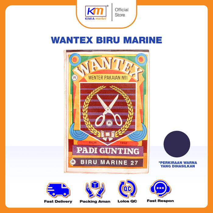 Gambar Wantex Padi Gunting Pewarna Kain - Biru Marine dari KIMIA MARKET OFFICIAL undefined Tokopedia