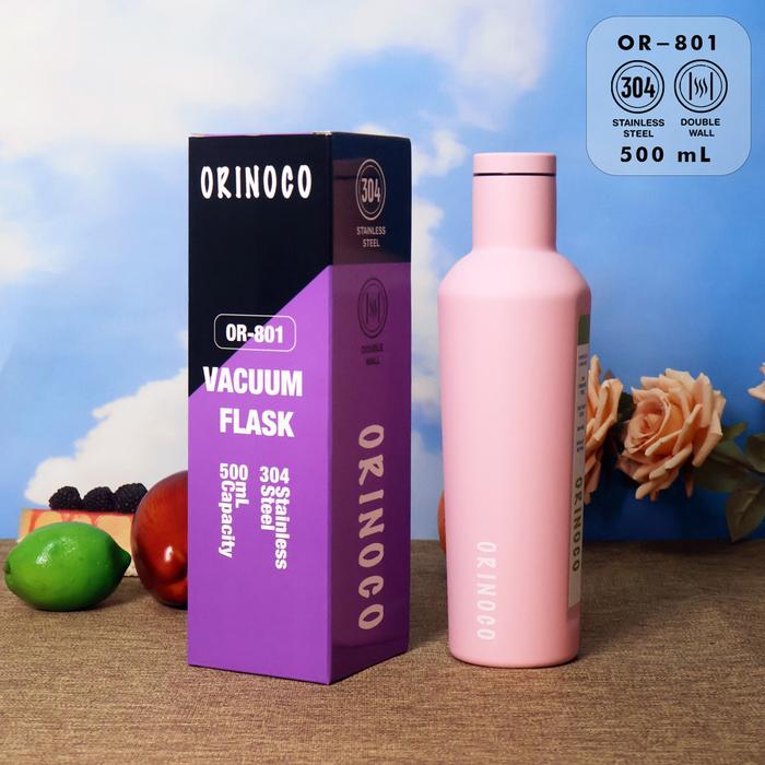 Gambar Botol Minum Trendy 2 Tone Tumbler Flask 500 ML HR-555 X Ergonomic Easy - Baby Pink dari Ollahomeliving Kota Bogor Tokopedia
