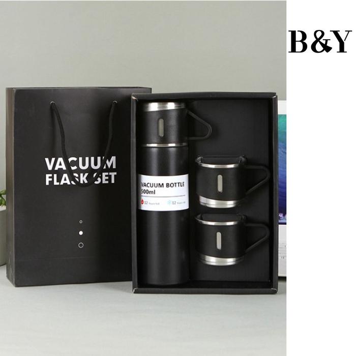 Gambar Termos Vacum Flash Gift Box Hampers 500Ml / Tumbler Botol Minum Set / - Hitam dari Bangyi8020 undefined Tokopedia