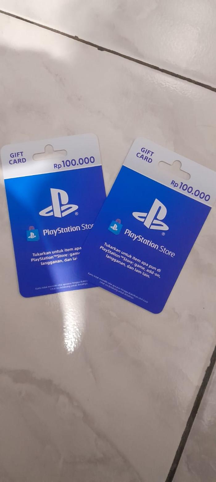 Gambar gift card ps store dari acoung game shop undefined Tokopedia