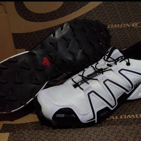 Gambar Sepatu Salomon Speedcross 3 men Trail Running - Hitam Lis Putih - Putih, 40 dari yes.aiwon Official undefined Tokopedia