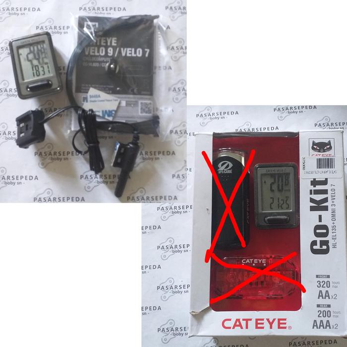 Gambar speedometer sepeda cateye velo 7 velo7 - LOOSE dari pasarsepeda - boby sn undefined Tokopedia
