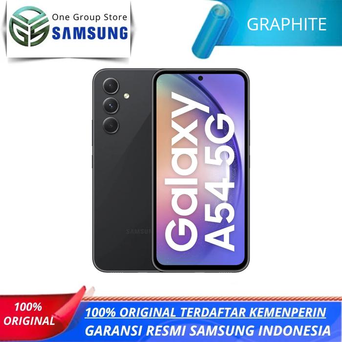 Gambar SAMSUNG GALAXY A54 5G  8/256GB GARANSI RESMI SEIN INDONESIA - GRAPHITE dari One Group Store undefined Tokopedia