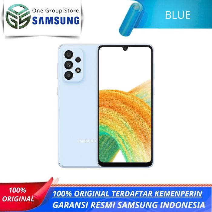 Gambar SAMSUNG GALAXY A33 5G 6/128GB GARANSI RESMI SEIN INDONESIA - Blue dari One Group Store undefined Tokopedia