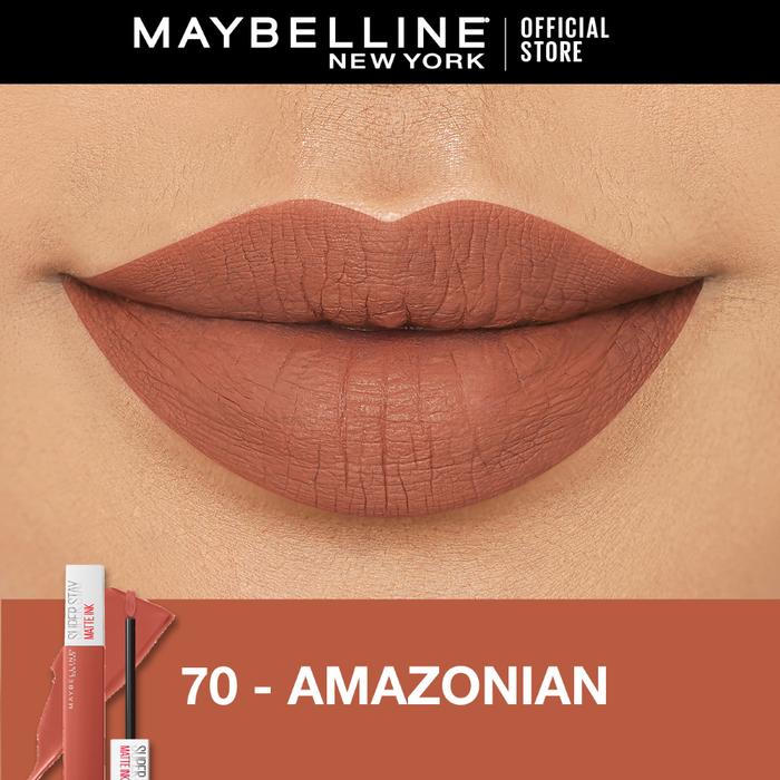 Gambar original Maybelline superstay matte ink - 70 amazonian dari D'rhey undefined Tokopedia