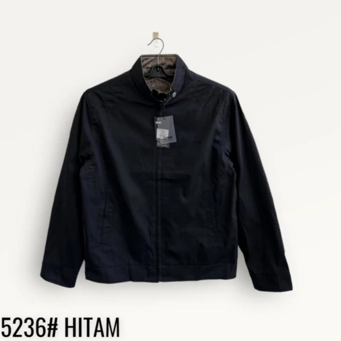 Gambar Jaket bomber pria import casual merk boss original katun bolak balik - Hitam, 6XL dari Ra9fashion undefined Tokopedia