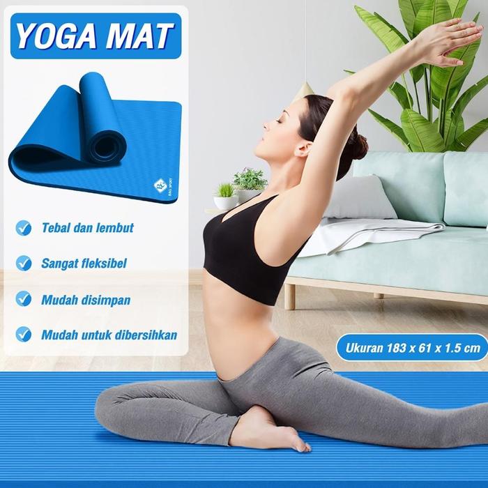 Exercise Mat Timu Jual HTD Sport Matras Yoga Mat NBR 15mm 10mm Olahraga Senam Lantai ...