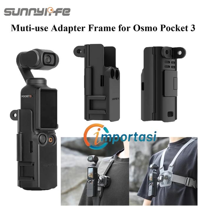 Gambar SUNNYLIFE Adapter Cover & Extension Handle DJI Osmo Pocket 3 Bracket dari Importasi undefined Tokopedia