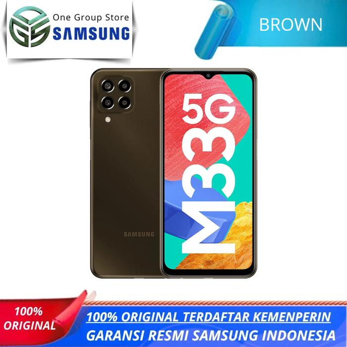 Gambar SAMSUNG GALAXY M33 5G 6/128GB GARANSI RESMI SEIN INDONESIA - Brown dari One Group Store undefined Tokopedia