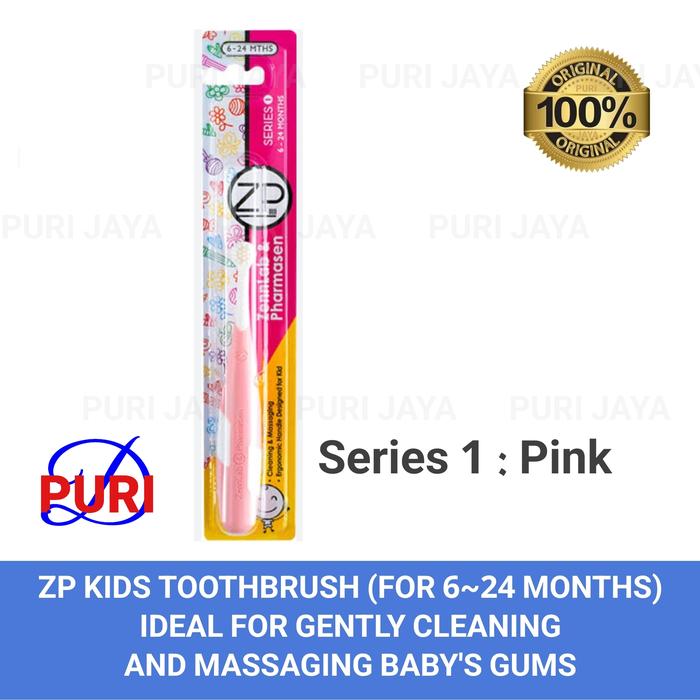 Gambar ZP Kids Toothbrush Series 1 2 3 Toodler Sikat Gigi Anak Bayi Balita - Series 1: Pink dari Puri Jaya_NEW undefined Tokopedia